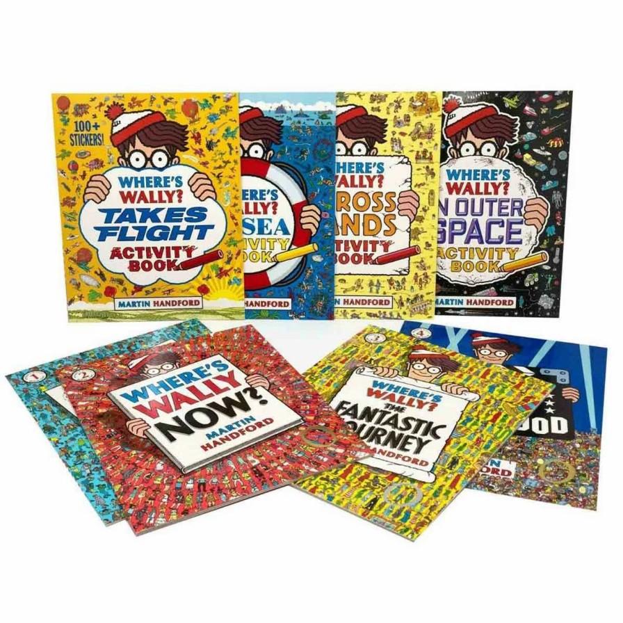 * Book Box Sets | Where'S Wally? Amazing Adventures & Activities 8 Book Pack