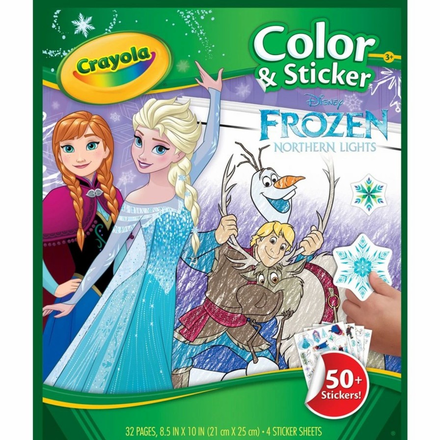 * Activity Books | Crayola Colour & Sticker Disney Frozen