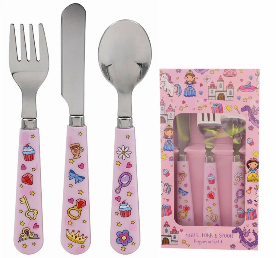 * Lunch Bags & Boxes | Fairytale Cutlery 3 Piece Dinner Set