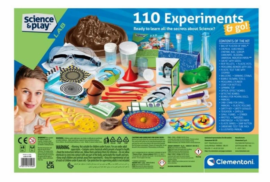 * Science Kits | 110 Experiments Set Clementoni