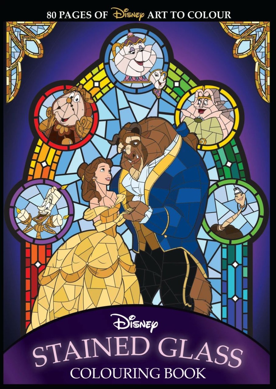 * Activity Books | Disney Stained Glass Colouring