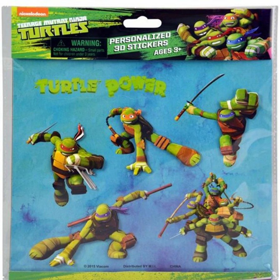 * General Stationery | Teenage Mutant Ninja Turtles Handmade 3D Stickers