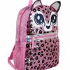 * Bags & Backpacks | Girls' 16 Pink Glitter Cheetah Print Backpack School Bag