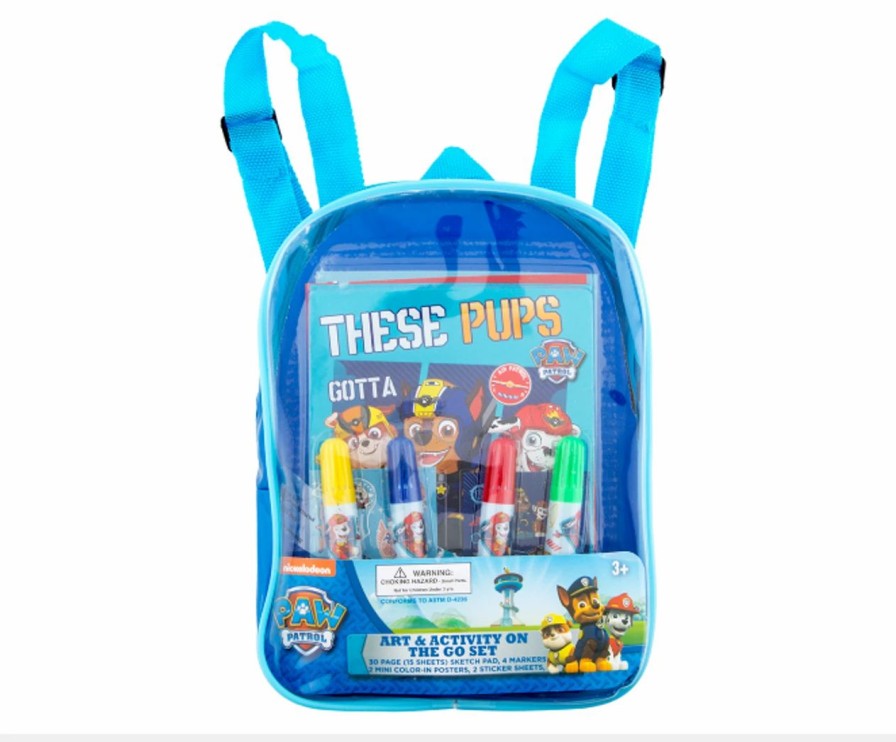 * Bags & Backpacks | Paw Patrol Art & Activity On The Go Backpack Set