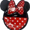 * Lunch Bags & Boxes | Minnie Mouse Shiny Pvc Round Lunch Bag With Ears & Bow