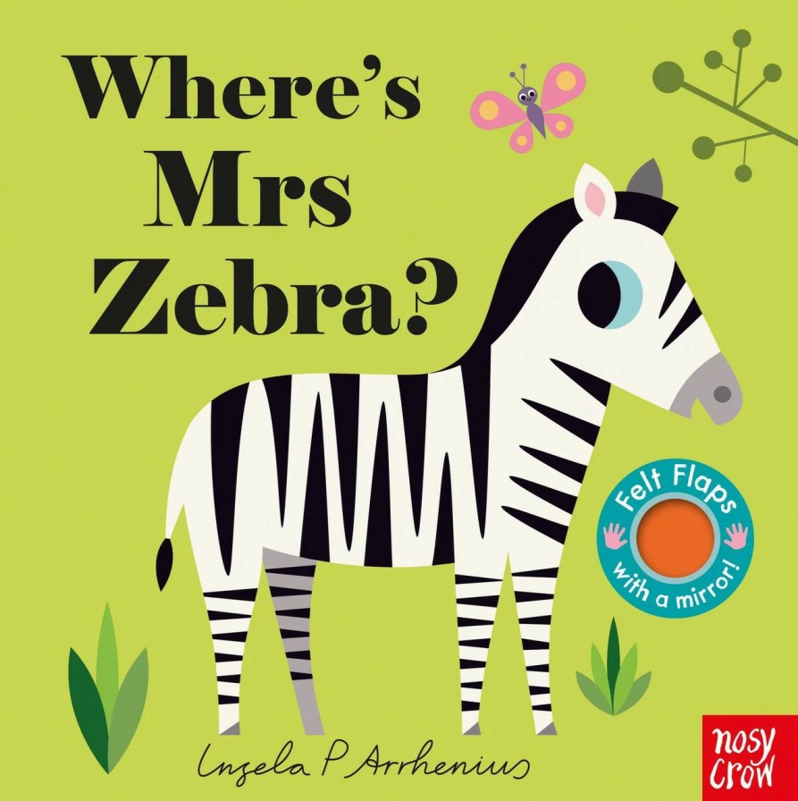 * Baby Books | Felt Flaps Wheres Mrs Zebra?