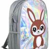 * Bags & Backpacks | Bunny Holographic & Plush 16" Backpack