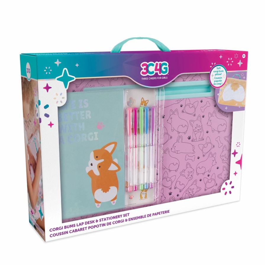 * General Stationery | Corgi Bums Lap Desk & Stationery