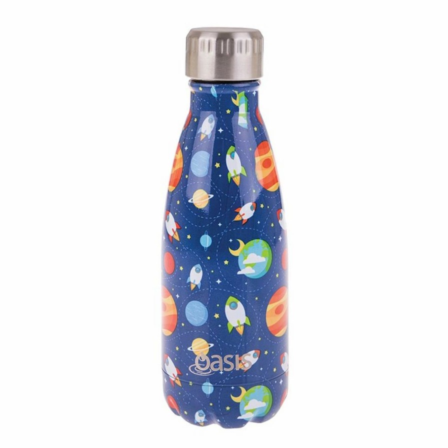 * Drinkware | Oasis Doble Wall Insulated Drink Bottle Outer Space 350Ml