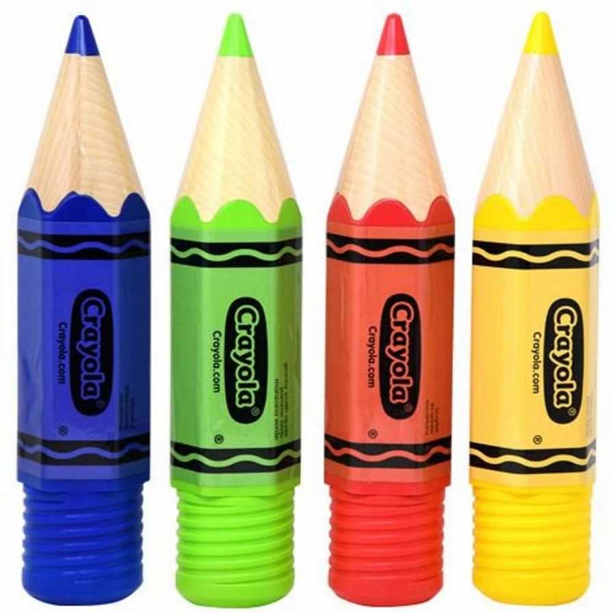 * General Stationery | Crayola Pencil Shaped Pencil Case Assorted