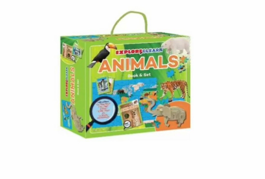 * Activity Books | Explore & Learn Book Kit Animals Explorer