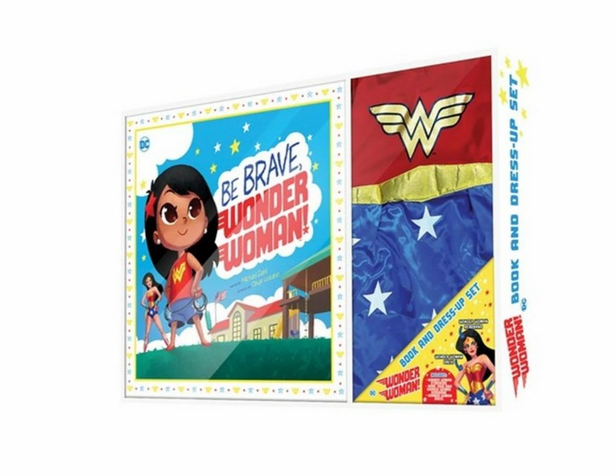 * Book Box Sets | Be Brave, Wonder Woman: Book And Dress-Up Set