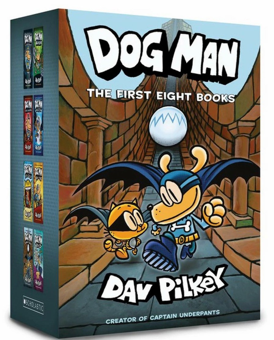 * Book Box Sets | Dog Man: The First Eight Books