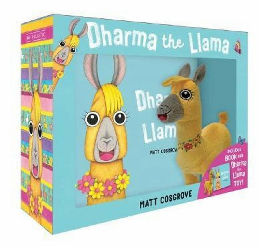 * Book Box Sets | Dharma The Llama Box Set With Plush